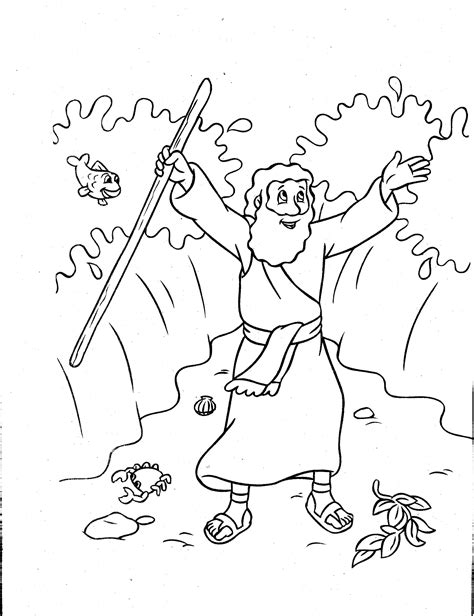 Moses And The Red Sea Printables